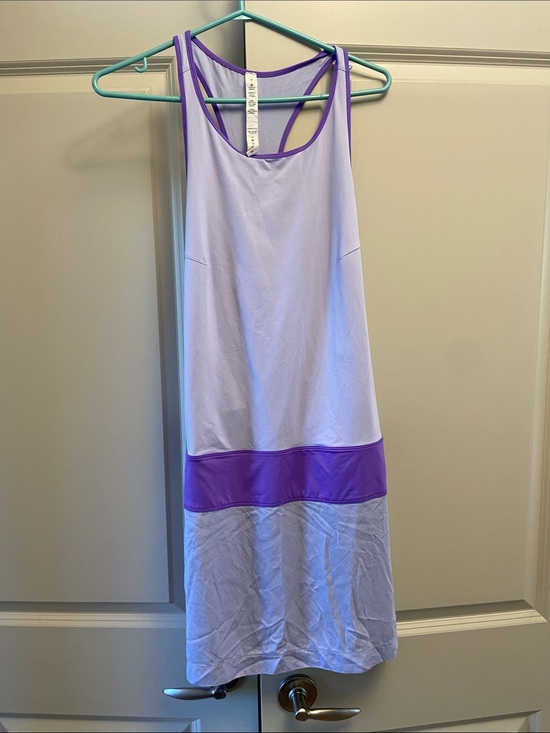lululemon athletica Dresses & Skirts - lululemon athletica Blissed out Lavender Midi Dress with Purple Band